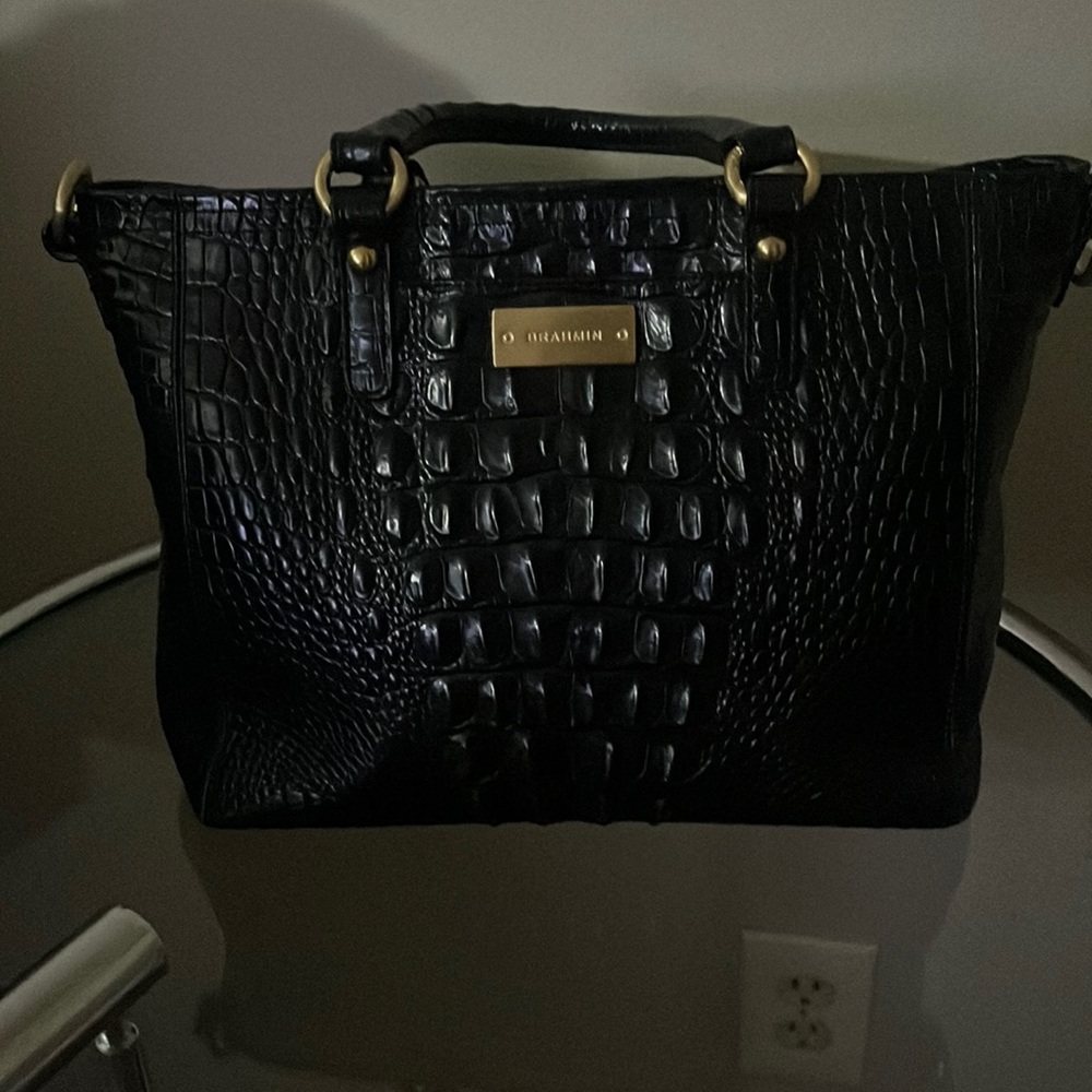 Brahmin tote bag! Black great condition